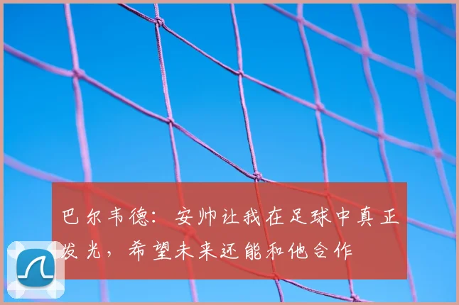 巴尔韦德：安帅让我在足球中真正发光，希望未来还能和他合作