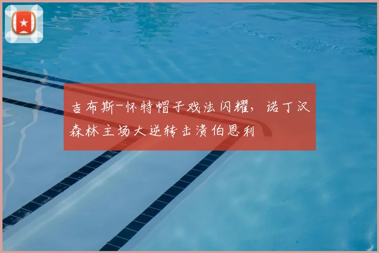 吉布斯-怀特帽子戏法闪耀，诺丁汉森林主场大逆转击溃伯恩利